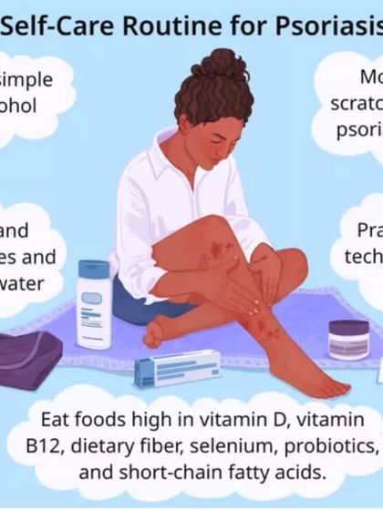 Managing psoriasis involves more than just medication. This guide outlines a self-care routine, including diet, stress management, and gentle skin practices, to help control flare-ups.