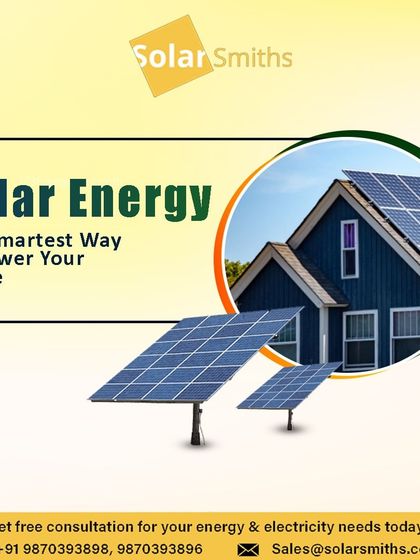 Solar energy is the smartest way to power your house. I provide intelligent, efficient, and affordable solutions for every homeowner.