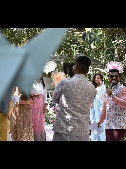 Emcee Pramod - Wedding Emcee & Host Vibrant Haldi & Mehendi Ceremonies photo 32