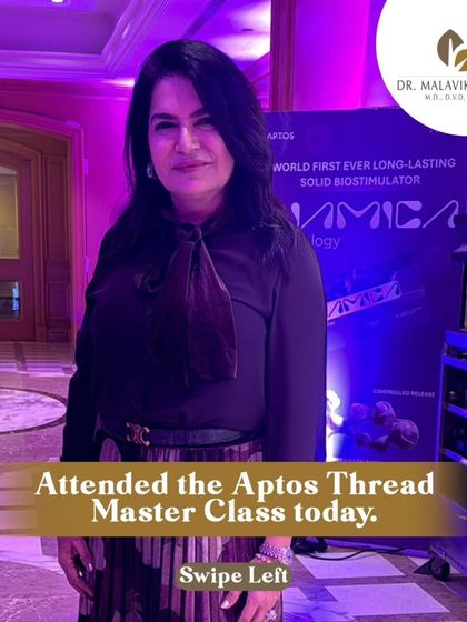 Attending the Aptos Thread Master Class to learn unique techniques and designs directly from the inventors. I am happy to now offer this advanced service for facial reshaping.