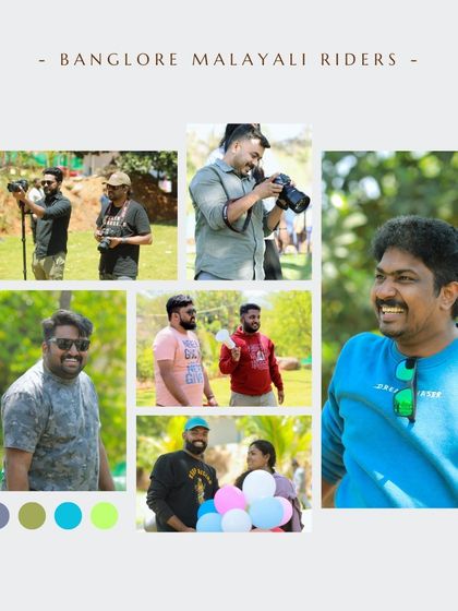 Our media team is always there to capture the best moments. This collage shows some of our dedicated photographers and members enjoying the anniversary festivities.