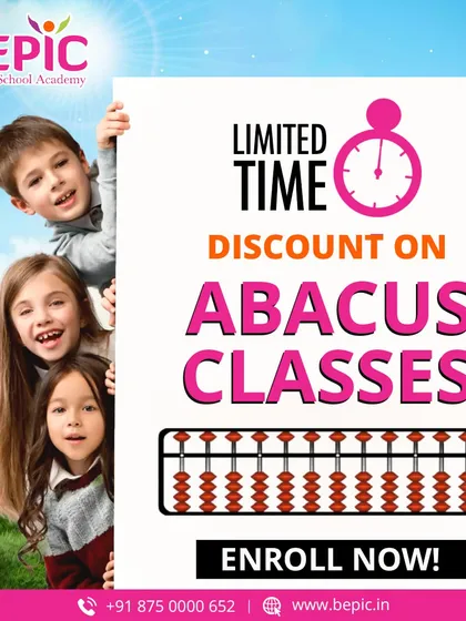 Take advantage of my limited-time discount on abacus classes. It's the perfect opportunity to unlock your child's mathematical potential.