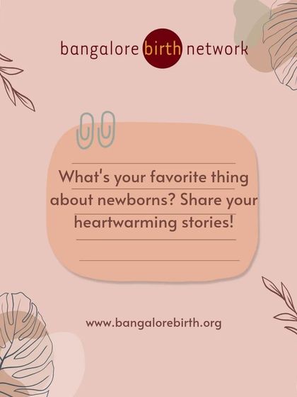 A simple, heartwarming question for our community: "What's your favorite thing about newborns?" This post is all about sharing joy and celebrating the little things that make this journey so special.