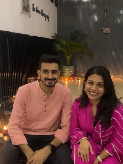 Our first Diwali at our dance home was truly special. Grateful to share these bright moments with my partner and our wonderful dance family.