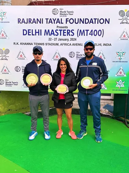 A great start to the year at the Delhi ITF Masters 400. We are proud to compete and win in our home city.