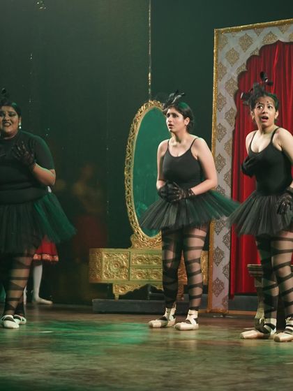 Our evil princesses brought so much character to the stage. It's fun to play the villain sometimes, and they did it with style.