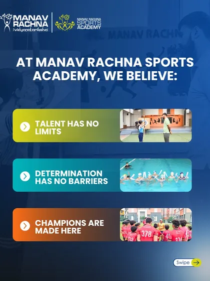 At Manav Rachna Sports Academy, we believe talent has no limits, determination has no barriers, and champions are made here. This is the philosophy that drives our inclusive training programs.