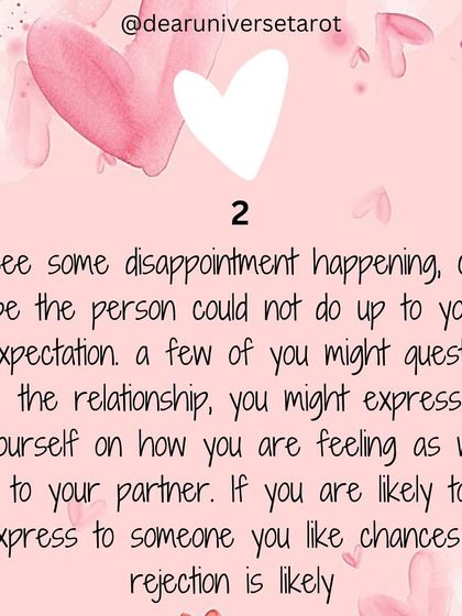 This channeled message is for those who may be facing disappointment in their relationship. The cards suggest your partner may not be meeting your expectations, and you might need to express how you feel.