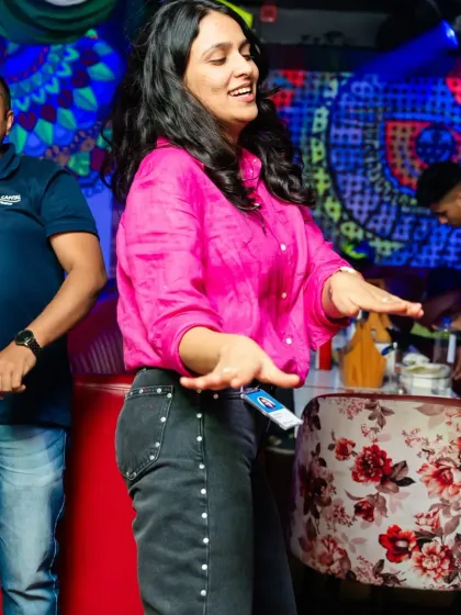 The dance floor isn't just for the weekend. This shot from a pre-Republic Day bash shows how I can get people moving and celebrating any day of the week.