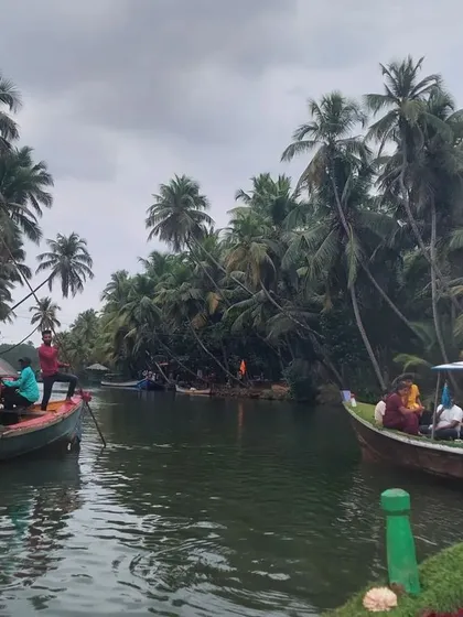 More boating fun in the beautiful mangrove forests of Honnavara.