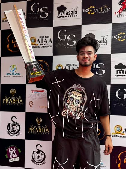 This is the moment that makes all the hard work worth it. Holding the winner's trophy for Nacho Dil Se Season 3 as a skipper. A win for my student is a win for the entire academy.