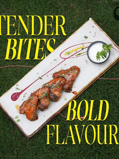 Tender bites with bold flavors. These grilled chicken skewers are a must-try, especially when enjoyed on our green lawn.