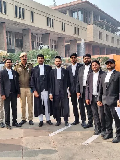 Team Nirwan Legal Associates at the Delhi High Court. We are a committed group of professionals dedicated to upholding the rights of our clients.