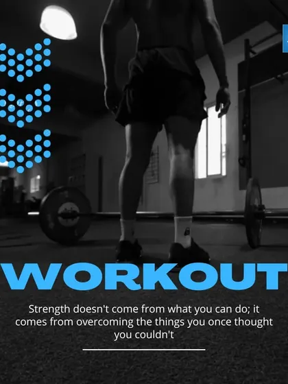Strength comes from overcoming the things you once thought you could not do. This image of a member standing before a barbell represents the moment before you conquer a new challenge.