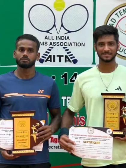 Our NTC duo Vansh Yadav and Anand Gupta finished as runners-up in the AITA Men's 1 Lakh Tennis Tournament in Lucknow.