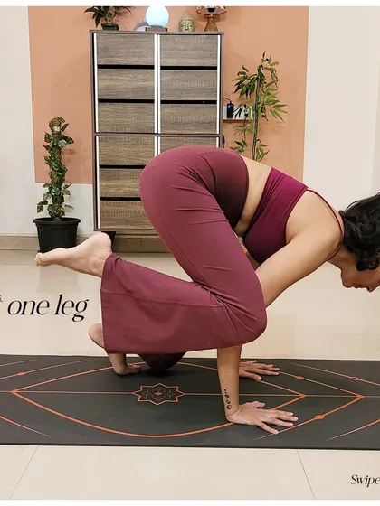 Practice by lifting one leg at a time. This helps you get comfortable with the weight transfer and build confidence before lifting both feet.