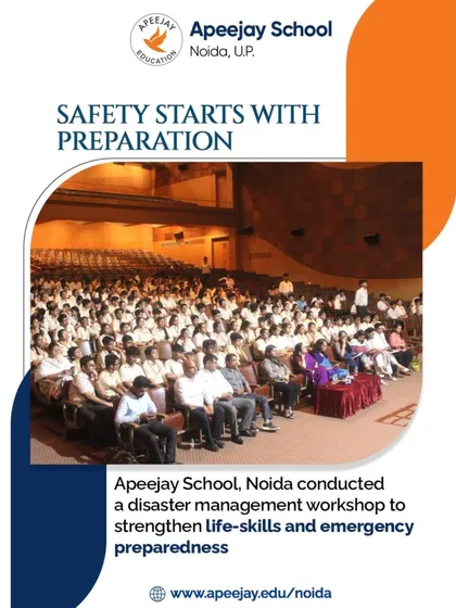 Safety starts with preparation. Our school conducted a comprehensive disaster management workshop to strengthen life-skills and emergency preparedness among our entire school community.
