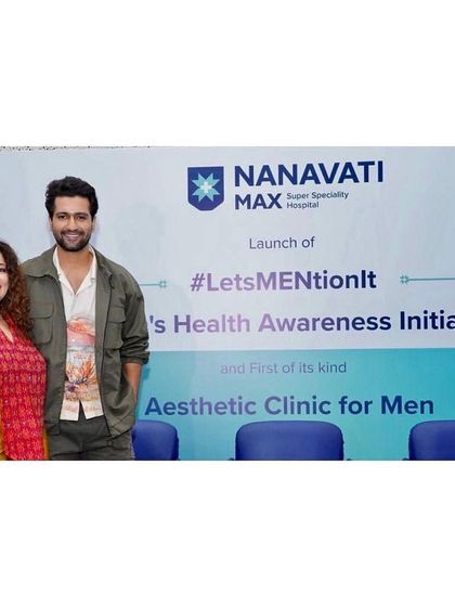 Grateful for the presence of Vicky Kaushal at the launch of our "LetsMENtionIt" Men's Health Awareness Initiative and our first-of-its-kind Aesthetic Clinic for Men.