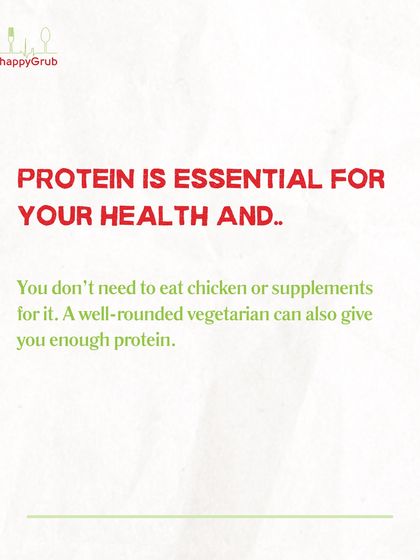 Protein is essential for your health, AND you don't need to eat meat or supplements to get enough. A well-rounded vegetarian diet can provide all the protein you need.