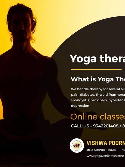 This is a concise summary of what yoga therapy at our center entails. We handle a wide range of ailments from chronic pain and diabetes to anxiety and depression. With online classes available, expert help is just a call away.