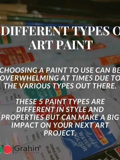 Choosing the right paint can be overwhelming. This series introduces five different types of art paint, explaining their unique properties and uses.