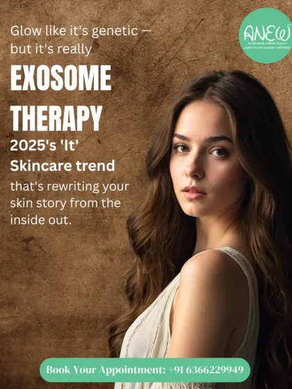 Exosome therapy is the "it" skincare trend for a reason. It rewrites your skin story from the inside out, repairing damage and boosting collagen for a glow that looks genetic.