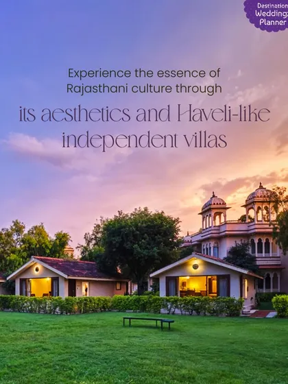 Experience the essence of Rajasthani culture through the haveli-like independent villas at juSTa Rajputana, Udaipur.