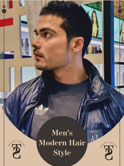 Channeling Shahid Kapoor's charm with this latest men's cut. This modern, short hairstyle is perfect for a sharp and sophisticated look.