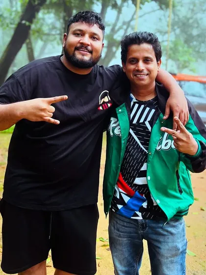 With Shan Junaid, one of the best hairstylists in Bollywood. I believe true passion shows in the humility and dedication to the craft, and he is a perfect example.