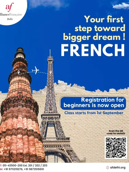 Your journey from Delhi to Paris starts with a single step. Learning French with us opens up a world of possibilities for travel, studies, and career growth. Our beginner courses are the perfect starting point for your big dream.