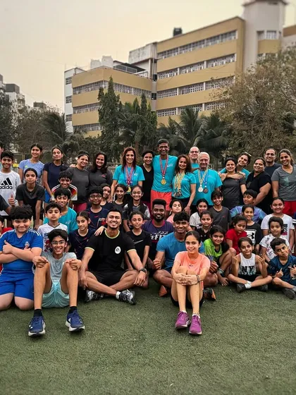 Fitness is for everyone, and our community proves it. This is a snapshot of our combined kids and adults session at Wings Sports Centre in Bandra. We create a fun, supportive space where all ages can train, grow, and sweat together.