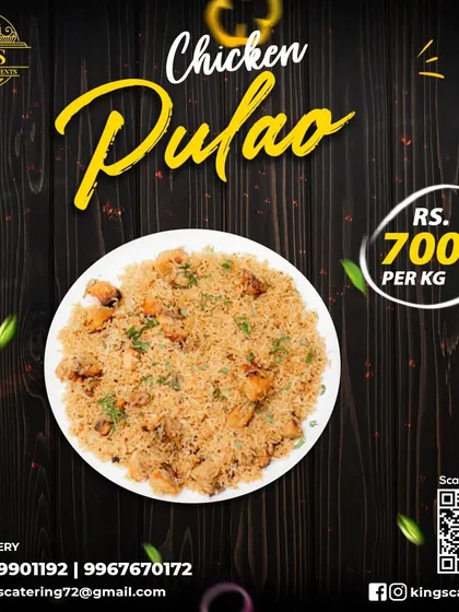You can never compare fried rice and pulao. My Chicken Pulao is a classic dish, made with care and the best ingredients for an authentic taste.