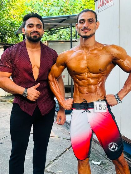 Proud of my client's performance and his silver medal.