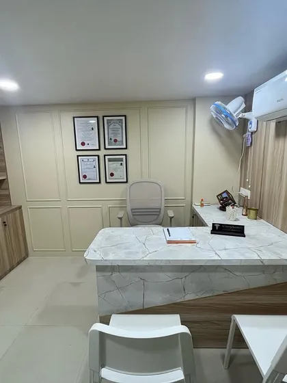 This is one of my consultation and procedure rooms, fully equipped to handle a range of dermatological treatments in a sterile and professional setting.