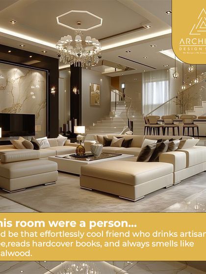 Archierio - Full Home Interior Design & Execution Living & Dining Spaces: The Heart of Your Home photo 20