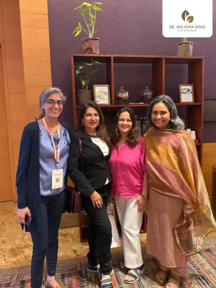 With my esteemed colleagues at the India Conclave. Connecting with fellow experts to discuss complex cases is always inspiring.