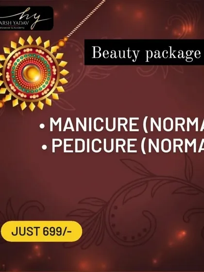We believe in complete care, right down to your hands and feet. This simple Rakhi package offered a normal manicure and pedicure service to keep your nails clean, shaped, and healthy.