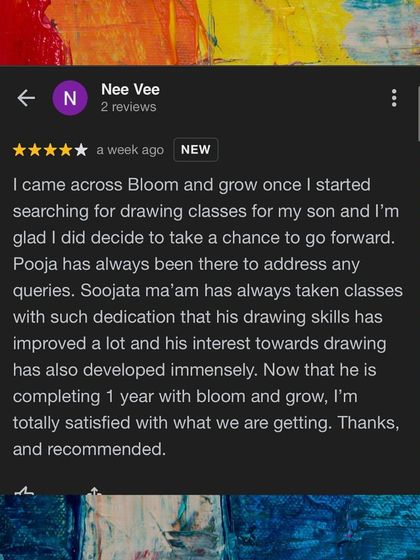 Bloom and Grow - Online Art & Craft Classes What Parents Are Saying photo 18