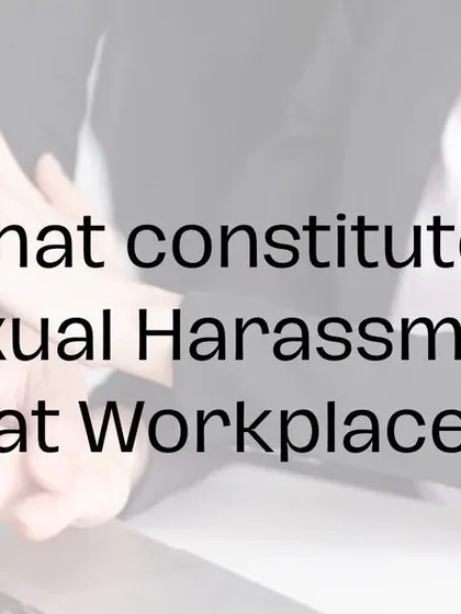 This slide provides a clear, legal definition of what constitutes sexual harassment at the workplace. My training ensures every employee understands these specific actions to prevent ambiguity and promote awareness.