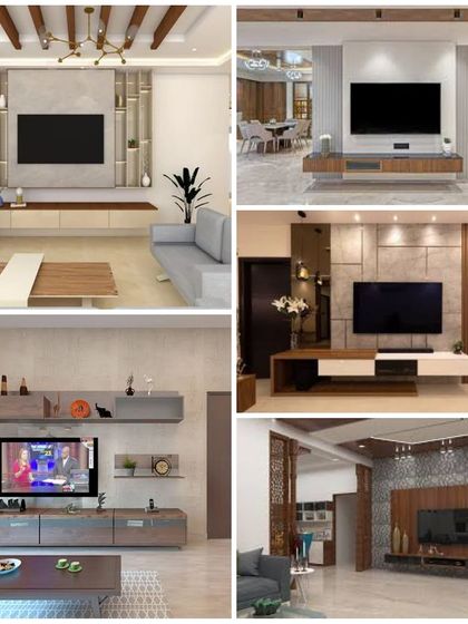 Interiors - Modular & Custom Furniture Design Living Room TV & Media Units photo 17