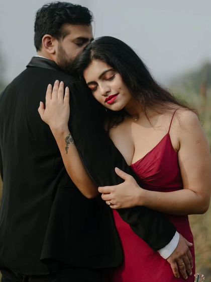 A quiet, heartfelt hug. I love capturing these moments of comfort and closeness, where it feels like it's just the two of them in the whole world.