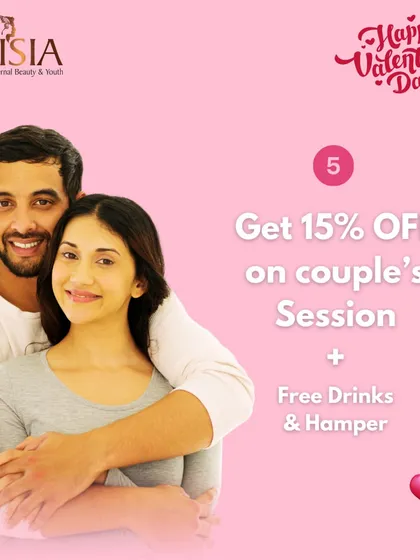 We love helping couples get ready for events together. We often have special offers for couple's sessions, which include the facial treatment along with complimentary drinks and a gift hamper.