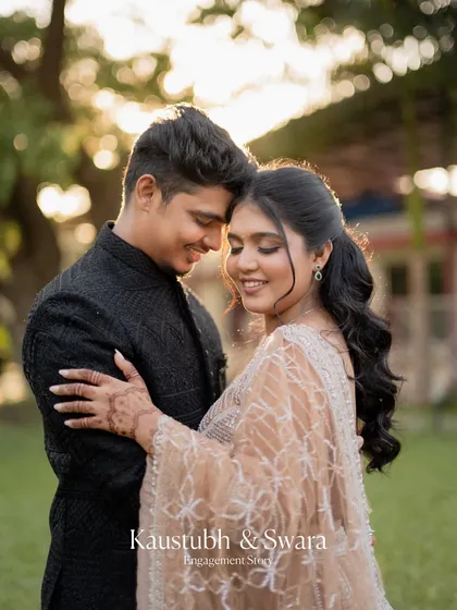A beautiful golden hour portrait from an engagement shoot. I always try to use the best natural light to create warm, romantic images that feel both artistic and authentic.