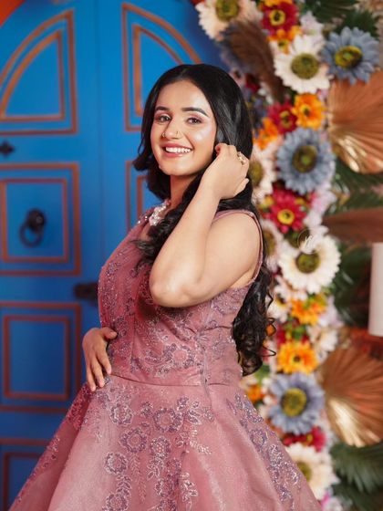 A final beautiful portrait from this airbrush makeup session.