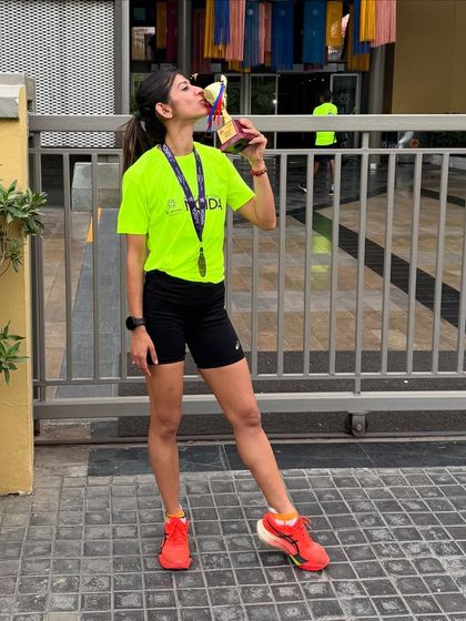 Celebrating a win at a Noida 10K race. These victories are a reminder that with passion and hard work, you can turn your fitness goals into achievements.