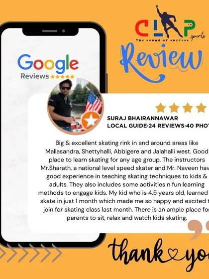 Clap Sports Arena - Roller Skating Coaching Hear From Our Members photo 4