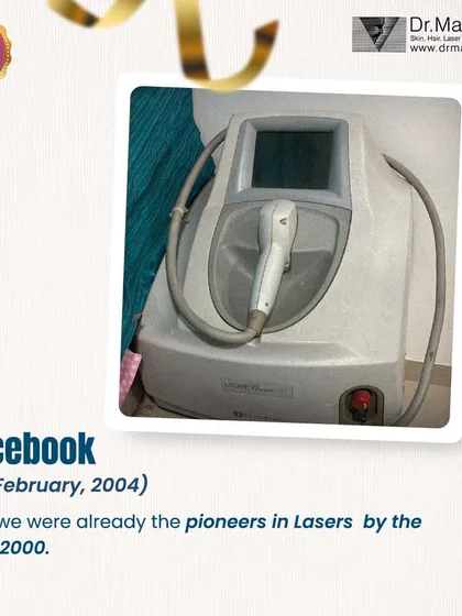 Before Facebook was launched in 2004, we were already pioneers in the use of lasers, having established our expertise with advanced laser systems since the year 2000.