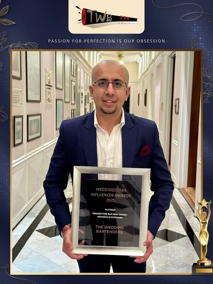 Our founder with the Platinum Award. This achievement is a result of our team's relentless pursuit of perfection and the trust our clients place in us.