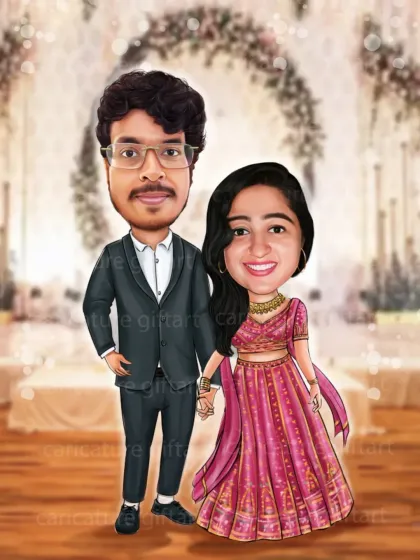 Sreeni - Custom Illustrated Invitations Wedding & Engagement Caricatures photo 7