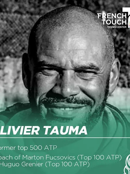 Meet Consultant Coach Olivier Tauma, a former top 500 ATP player and current coach to top 100 ATP professionals Marton Fucsovics and Hugo Grenier.